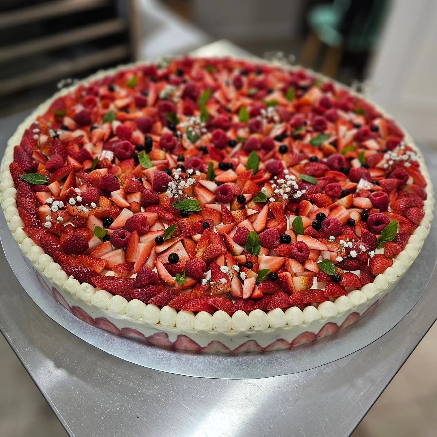 Tarte fruits rouges Sphère Plaisir